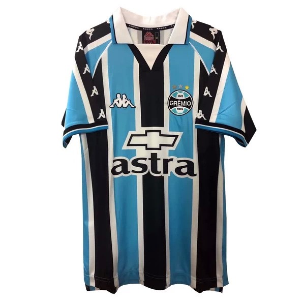 Camiseta Grêmio Primera Equipo Retro 2000 Azul